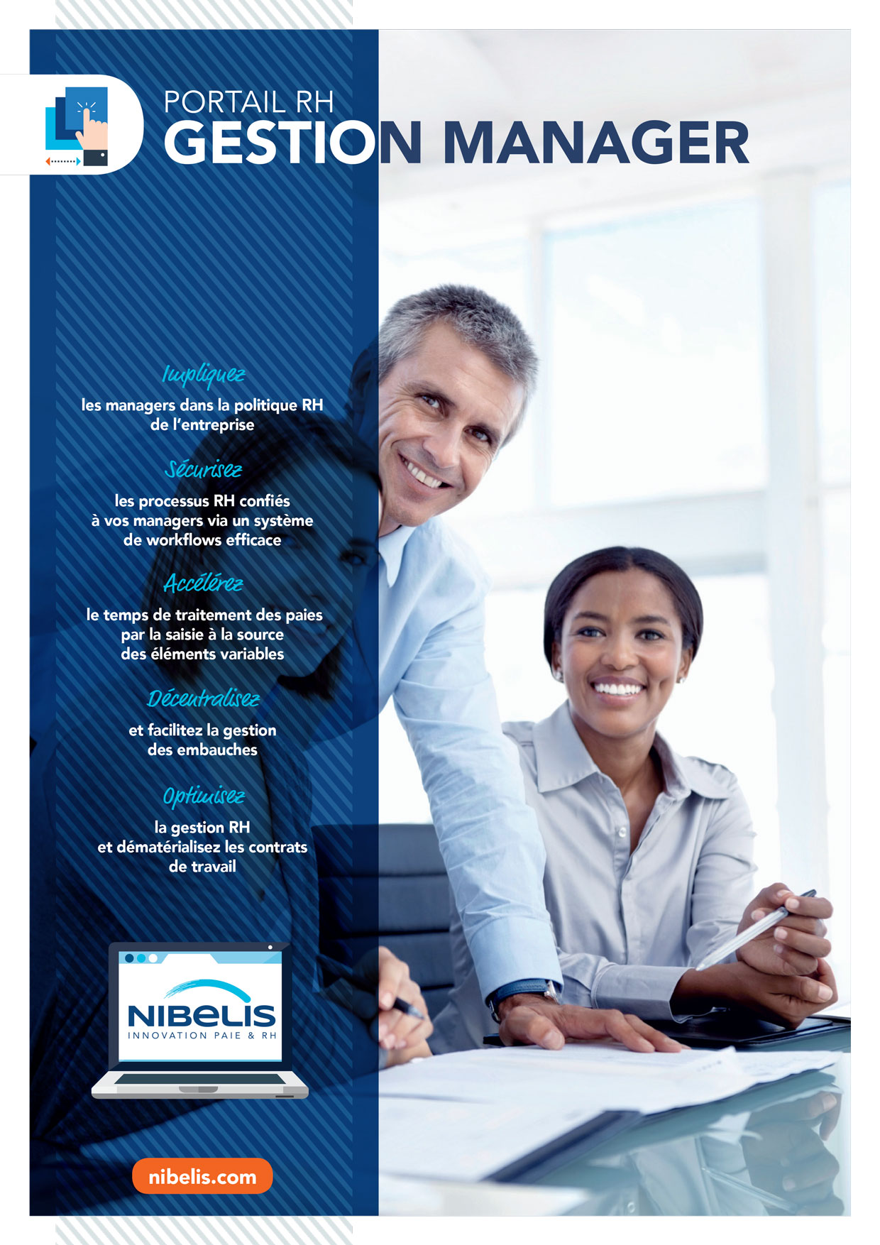 Portail RH / Gestion Manager - Logiciel en ligne Nibelis